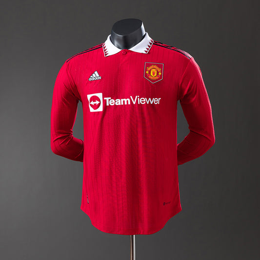 22-23 Manchester United primera equipación manga larga