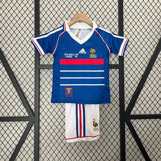 1998 Francia primera equipación niño