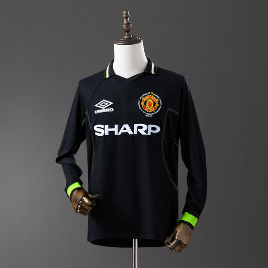 98-99 Manchester United tercera equipación champions winners manga larga