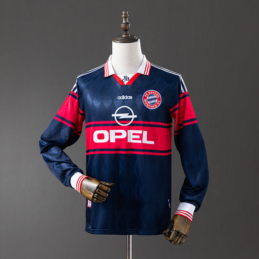 97-98 Bayern de Munich segunda equipacion manga larga