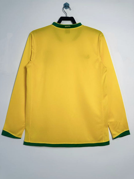 06 Selección Brasil primera equipacion manga larga
