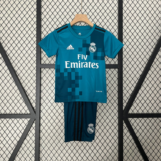 17-18 Real Madrid tercera equipación niño