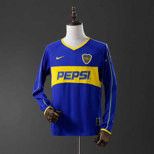 03-04 Boca Juniors primera equipación manga larga