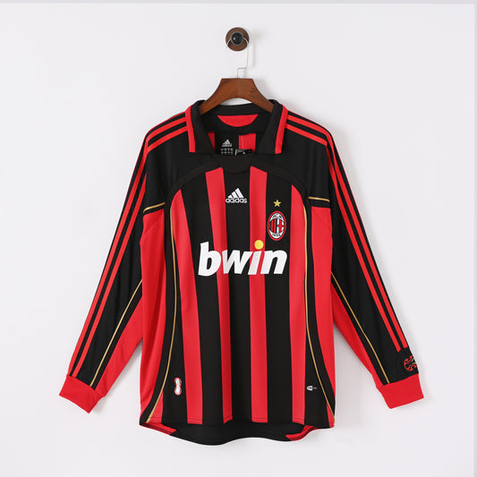 06-07 AC Milan primera equipacion manga larga