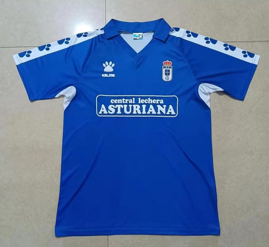 90-91 Real Oviedo primera equipacion