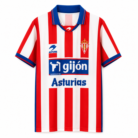 02-03 Sporting de Gijón primera equipación