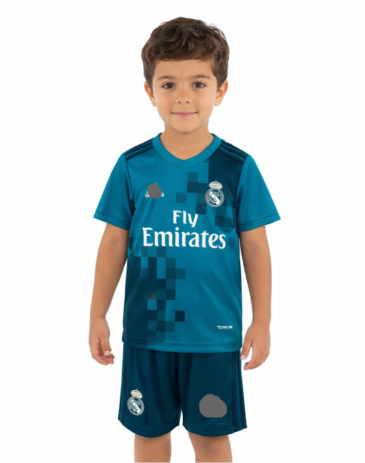 17-18 Real Madrid tercera equipación niño