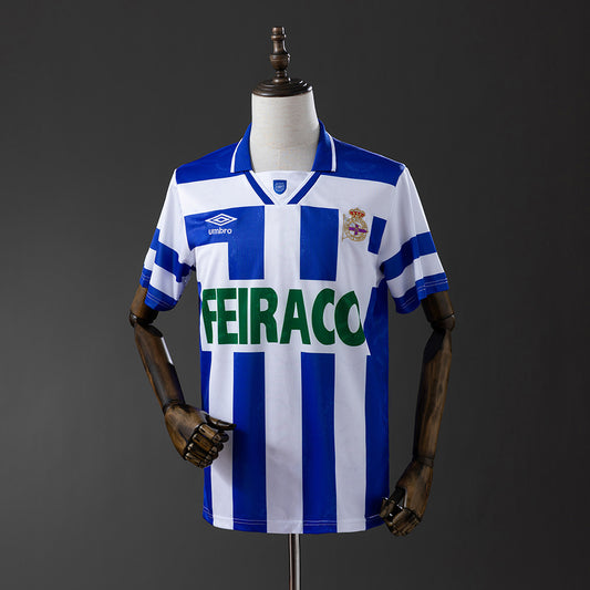 94-95 Deportivo La Coruña primera equipación