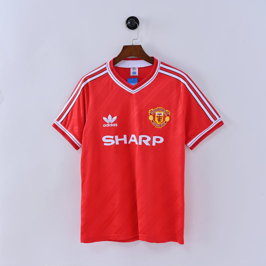 86-88 Manchester United primera equipacion