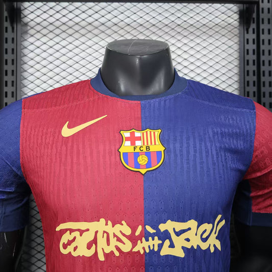 24-25 Barça primera equipación Travis Scott