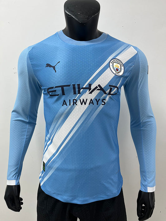 25-26 Manchester City primera equipacion manga larga