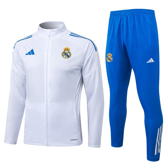 25-26 Real Madrid conjunto de chándal niño blanco/azul