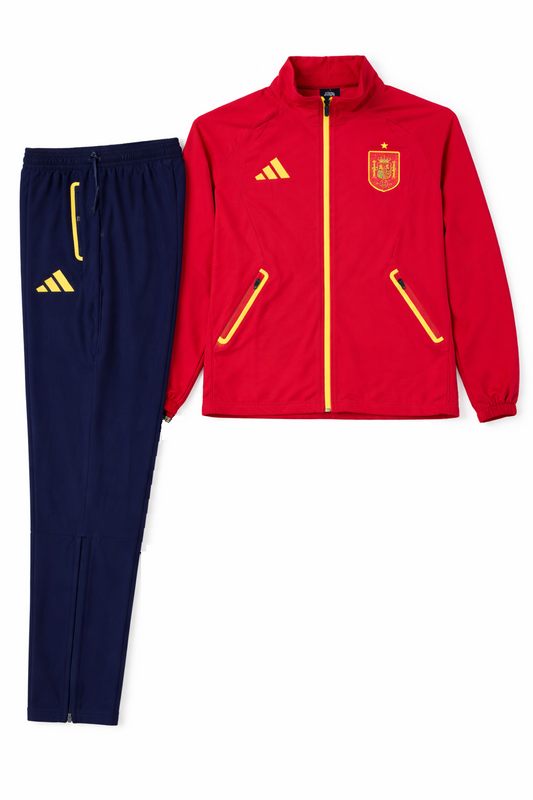 2026 España conjunto de cortavientos rojo