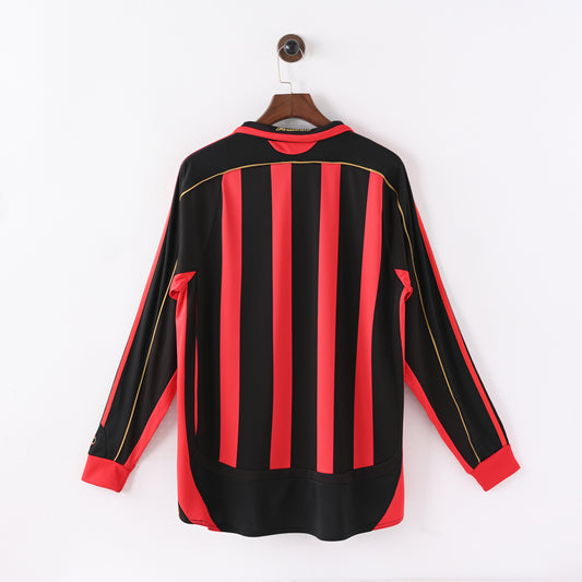 06-07 AC Milan primera equipacion manga larga