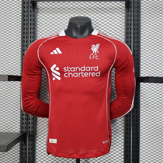 25-26 Liverpool primera equipacion manga larga