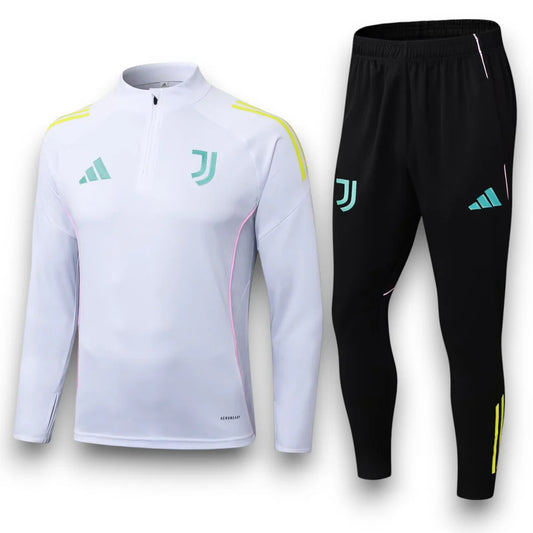 25-26 Juventus conjunto de chándal blanco niño