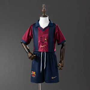 00-01 Barcelona x Travis Scott conjunto tipo retro niño