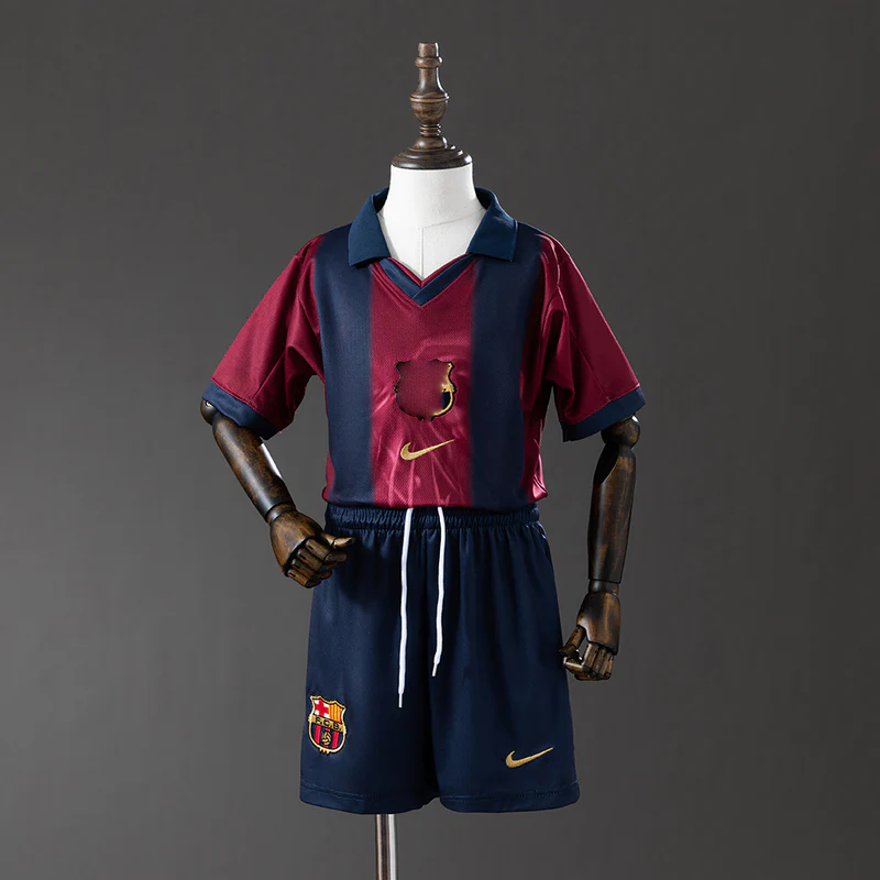 00-01 Barcelona x Travis Scott conjunto tipo retro niño