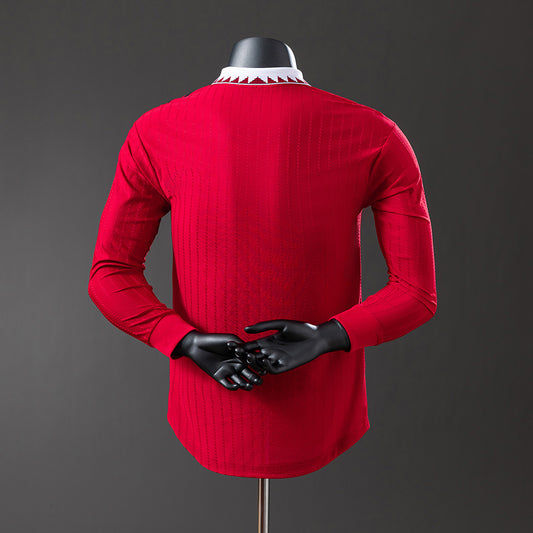 22-23 Manchester United primera equipación manga larga