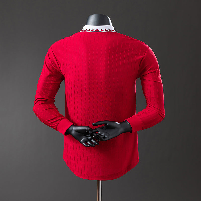 22-23 Manchester United primera equipación manga larga