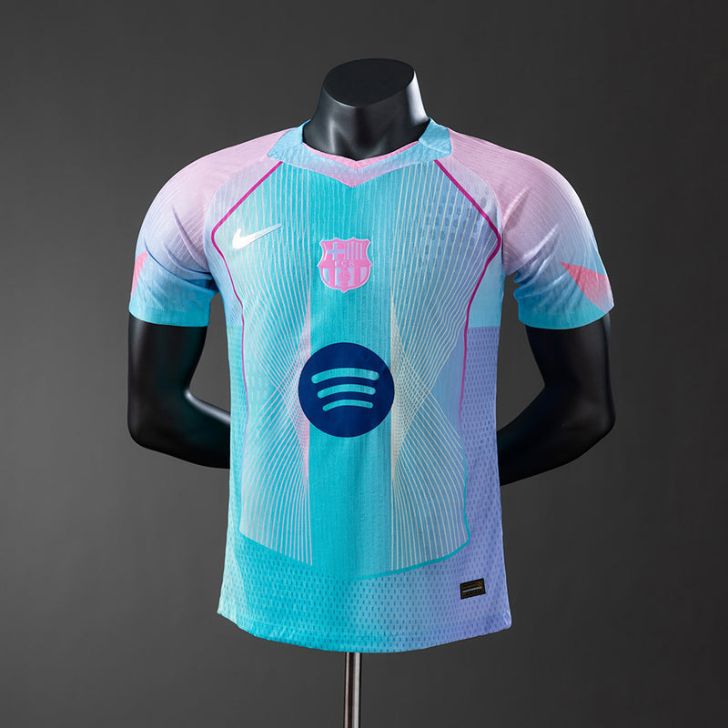 Barça equipación especial azul/rosa