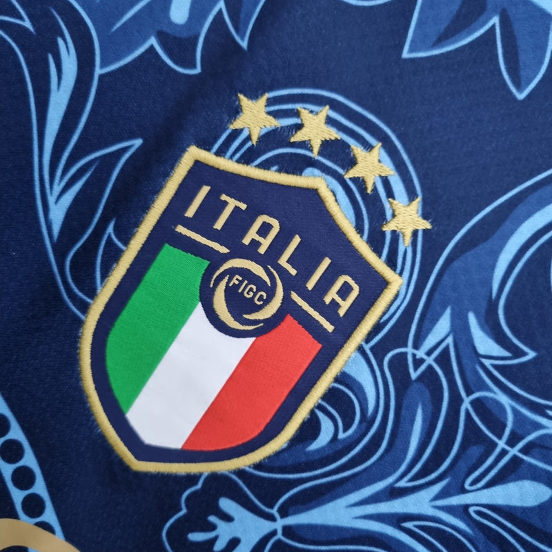 Italia x Versace equipación especial azul