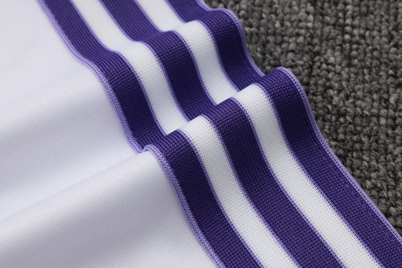 25-26 Real Madrid conjunto de chándal niño blanco/morado