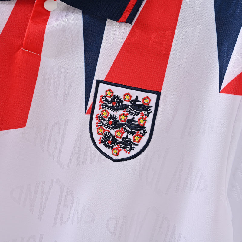 92 Selección Inglaterra primera equipacion