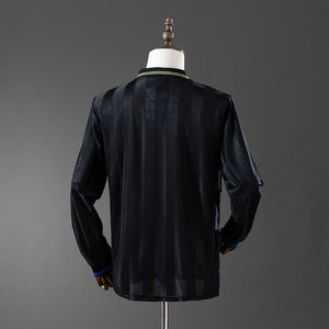 93-95 Manchester United segunda equipación manga larga