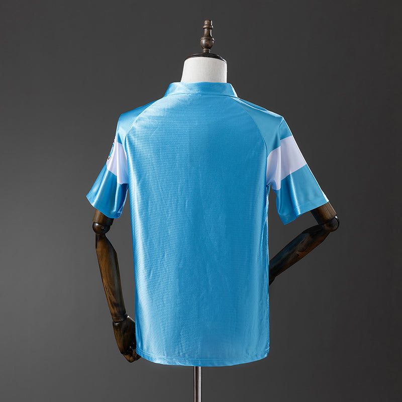 90-91 Napoli segunda equipación local