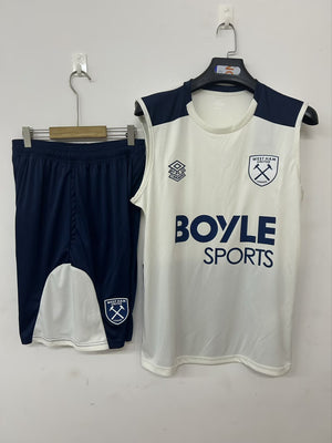 25-26 West Ham segundo conjunto de entrenamiento sin mangas