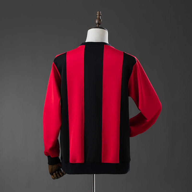 AC Milán sudadera sin capucha rojo/negro