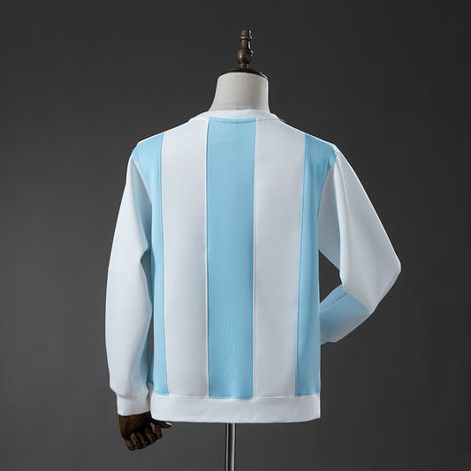 Argentina sudadera sin capucha azul cielo/blanco