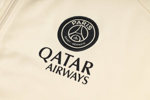 24-25 PSG conjunto de chándal beige niño