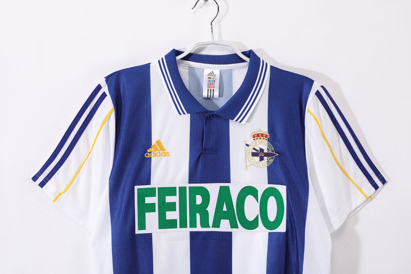 99-00 Deportivo de la Coruña primera equipacion