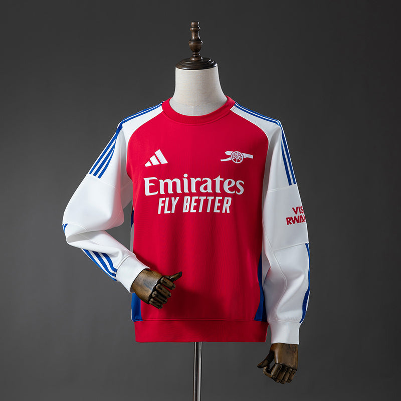 Arsenal sudadera sin capucha rojo/blanco