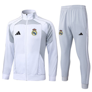 25-26 Real Madrid conjunto de chándal niño blanco/gris