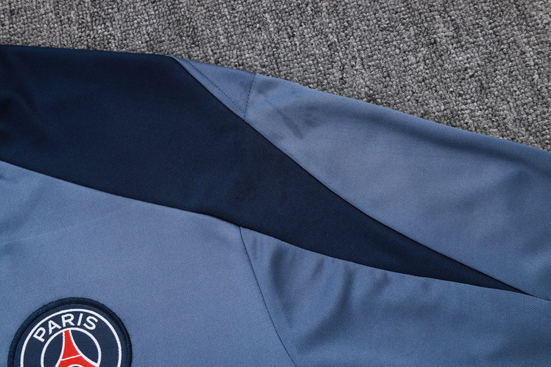 25-26 PSG conjunto de chándal Gris/Azul Niño