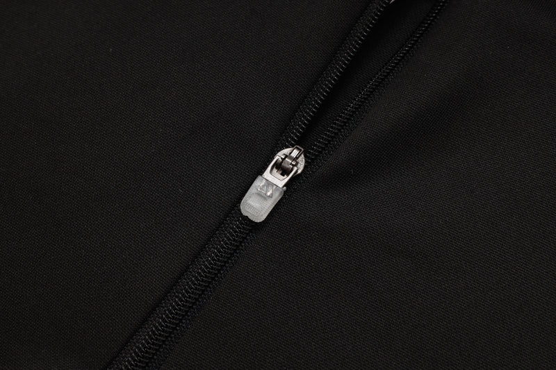 25-26 Liverpool conjunto de chándal negro/rojo