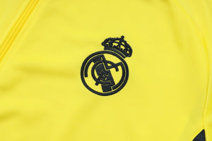 25-26 Real Madrid conjunto de chándal amarillo/negro niño
