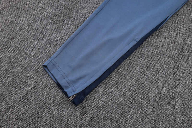 25-26 PSG conjunto de chándal Gris/Azul Niño