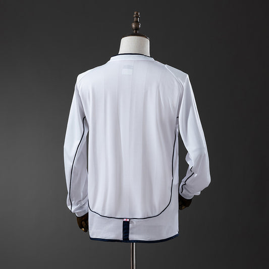 2002 Inglaterra primera equipación manga larga