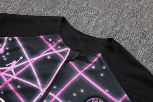 25-26 PSG conjunto de chándal Negro/Rosa niño