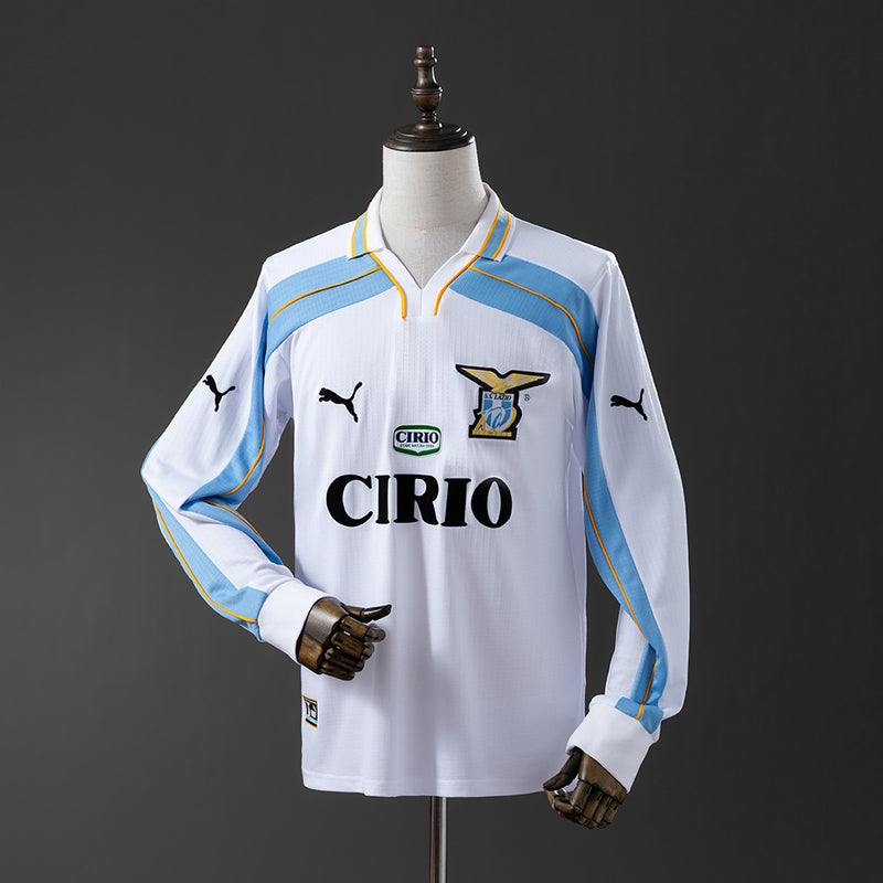 99-00 Lazio primera equipación centenario manga larga
