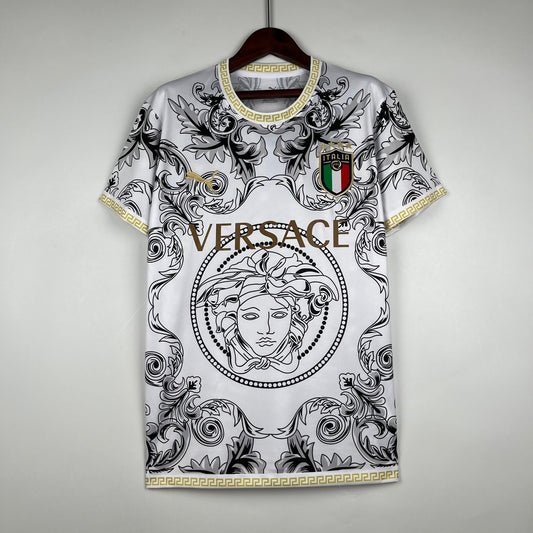Italia x Versace equipación especial blanca
