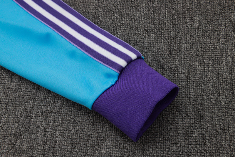 25-26 Real Madrid conjunto de chándal niño azul/morado