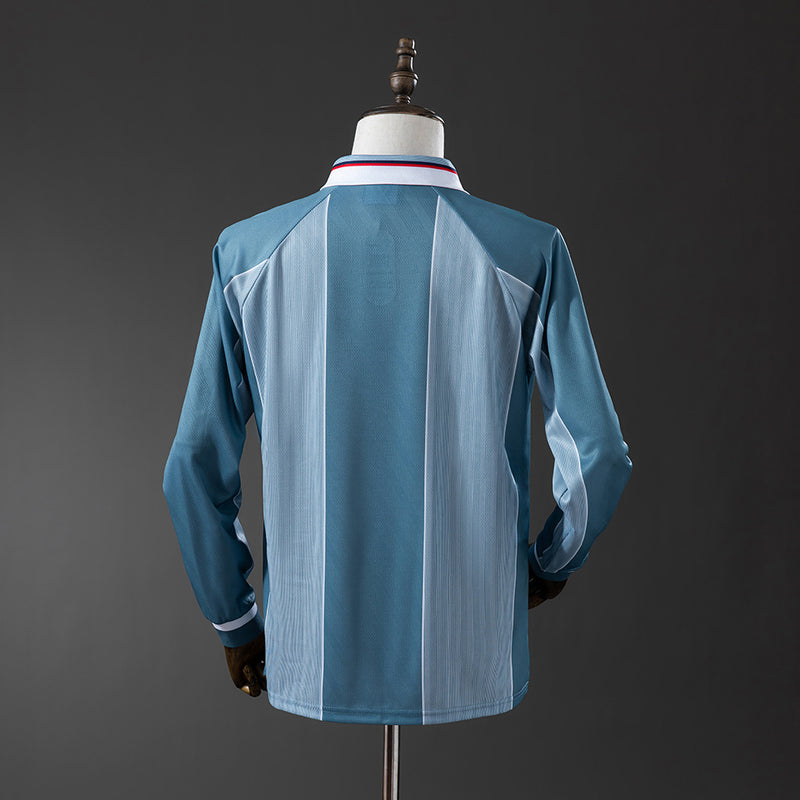 1996 Inglaterra segunda equipación manga larga