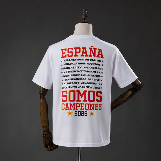 2026 España equipación edición campeón blanca 2