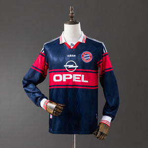 97-98 Bayern de Munich segunda equipacion manga larga