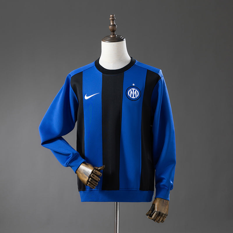 Inter de Milán sudadera sin capucha azul/negro